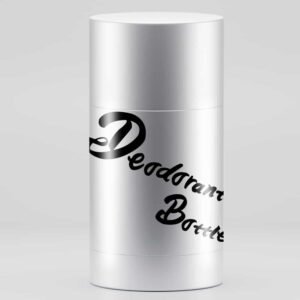 Premium anodized aluminum deodorant stick containers in multiple metallic colors including gold, blue, silver, and pink showing the twist-up mechanism.