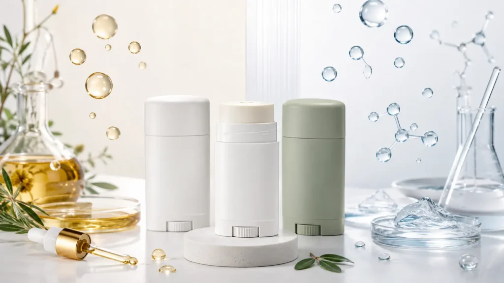 deodorant stick container compatibility testing